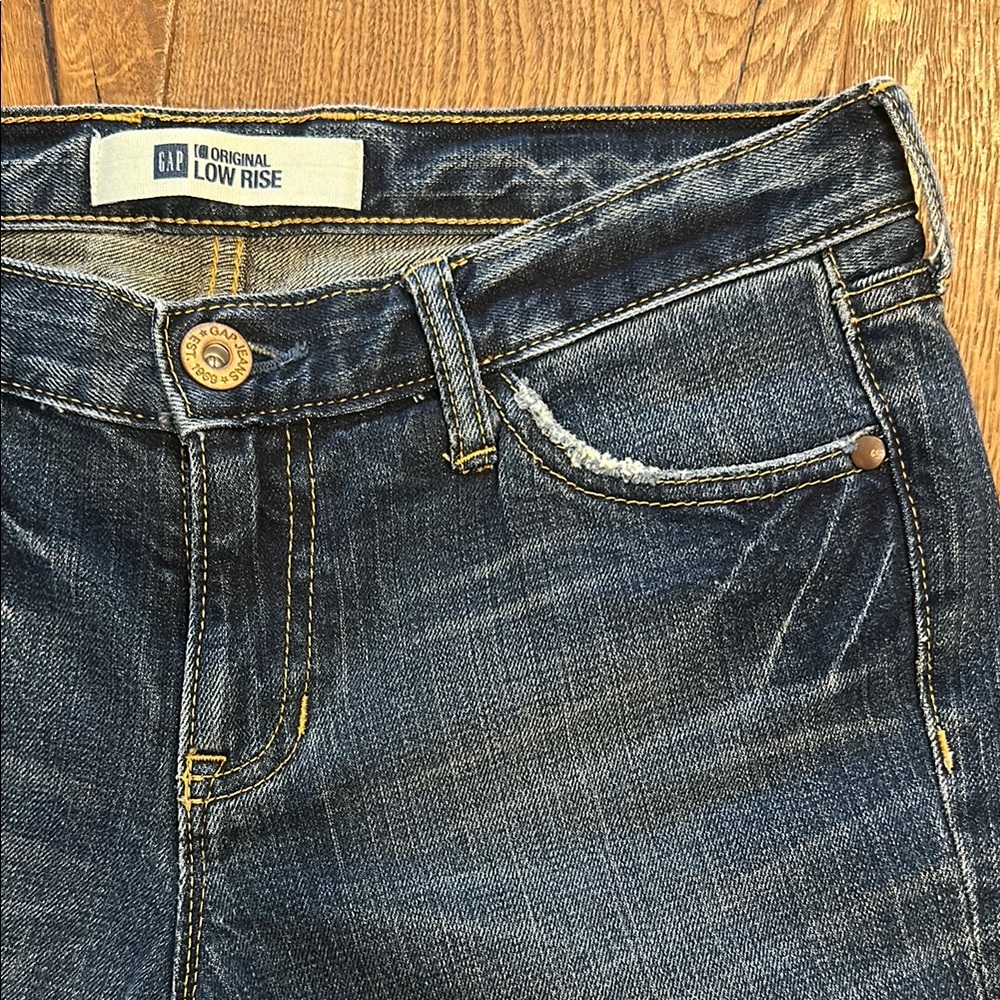 🫐 GAP Original Low Rise Crop Jeans